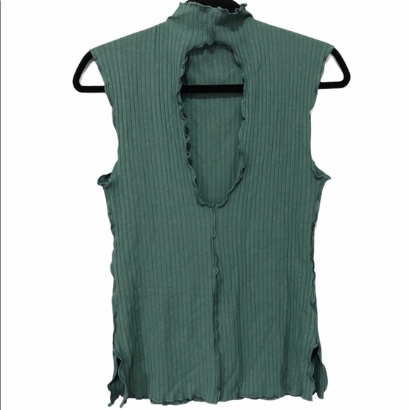 Intimately Free People Lettuce Hem Mock Neck Top - Picture 3 of 8